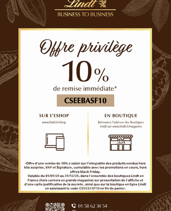 Offre privilège LINDT